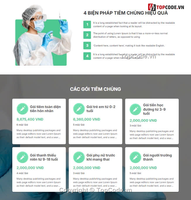 web tiêm chủng,web trung tâm tiêm chủng,Dịch vụ tiêm chủng,Sharecode Website Dịch Vụ Tiêm Chủng